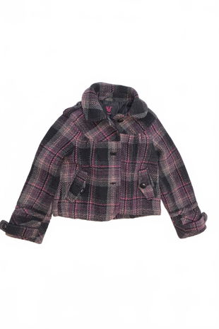 Dievčenský zimný kabát Primark, farba viacfarebná, veľkosť 152