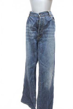 Pánské kalhoty Genesis, barva denim, velikost 4XL