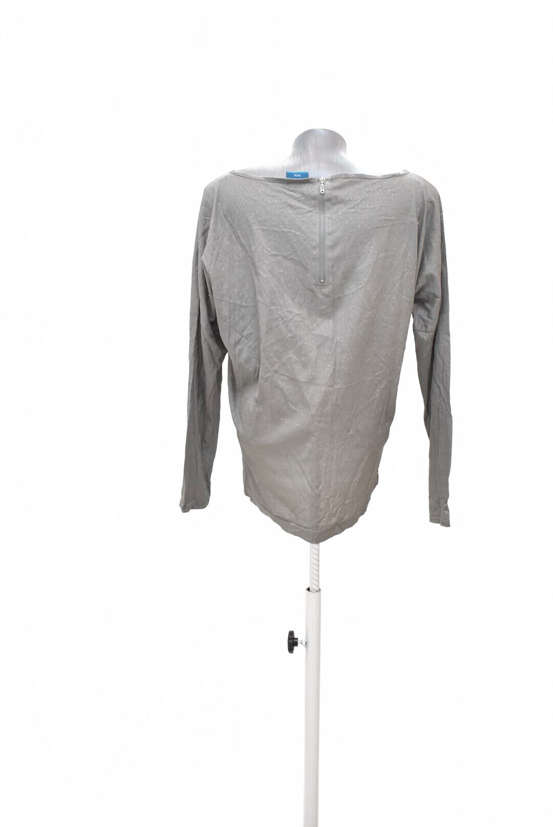 Dámske tričko Blue Motion bez potlače, farba sivá, veľkosť 36