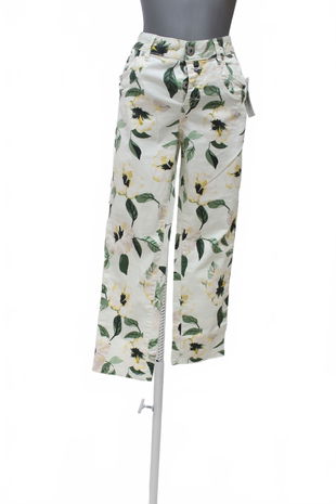 Dámske nohavice Takko, farba kvetovaná, veľkosť 38