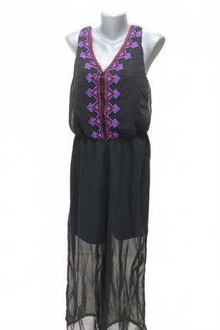 Dámský overal Bodyflirt, barva vzorovaná, velikost XL