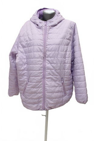 Dámská bunda Laura Torelli, barva fialová, velikost XL