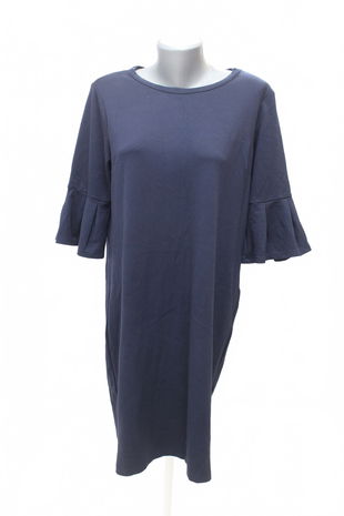 Dámske šaty United Colors Of Benetton, farba modrá, veľkosť M