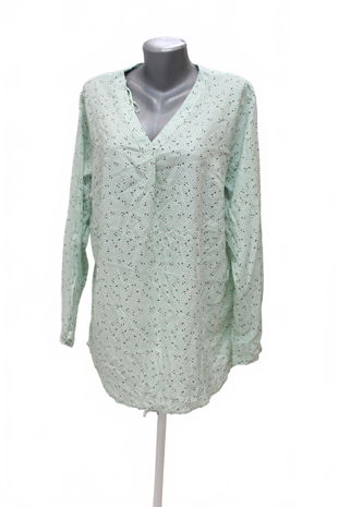 Dámské tričko Maxi Blue bez potisku, barva vzorovaná, velikost 48