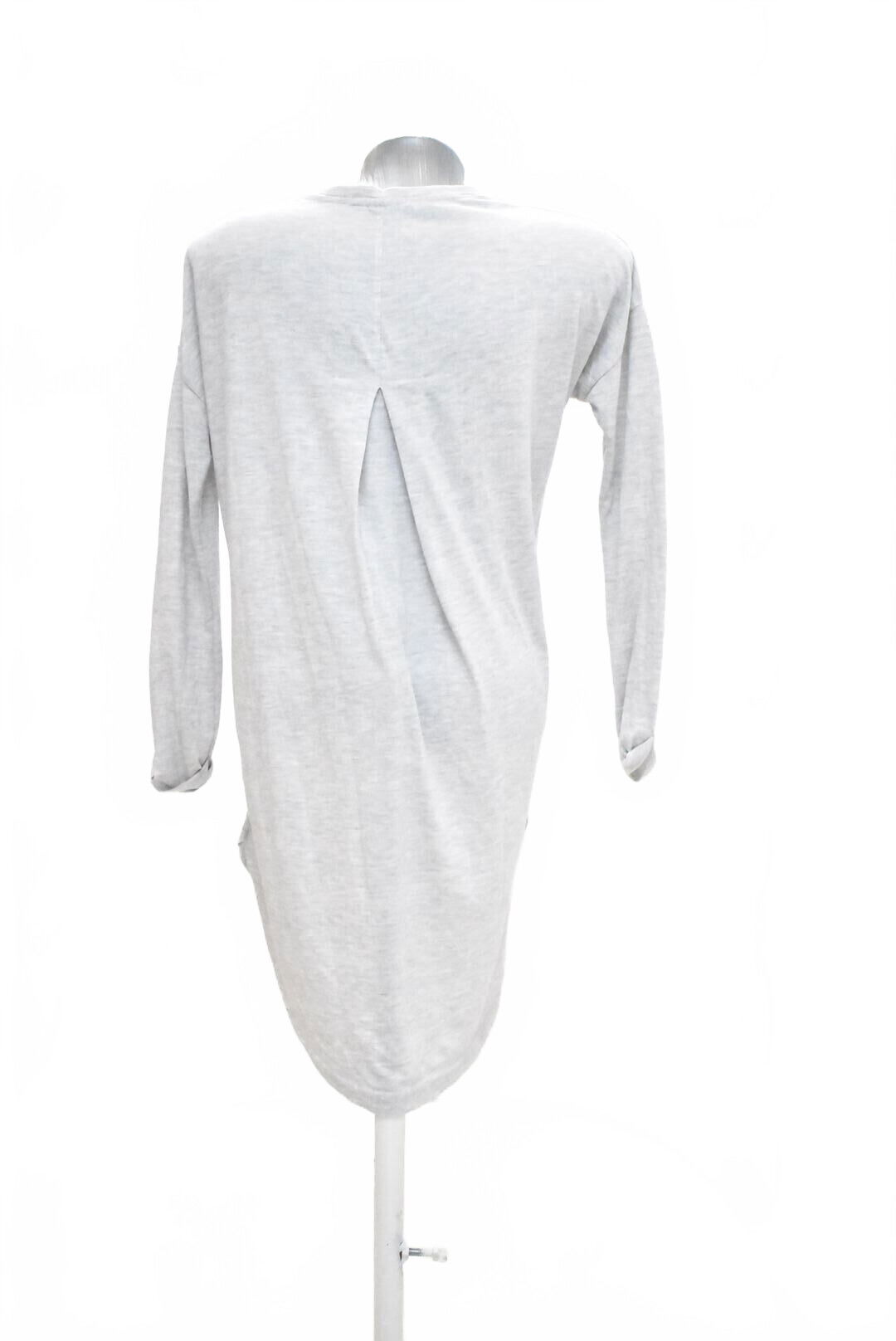 Dievčenské tričko Y.f.k s potlačou, farba sivá, veľkosť 158