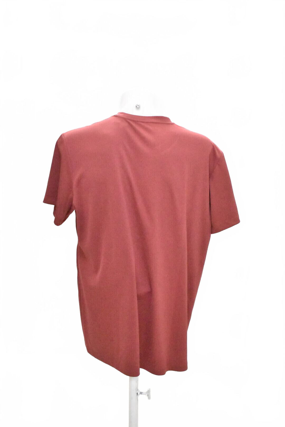 Pánské tričko Adidas bez potisku, barva červená, velikost 2XL