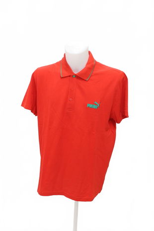 Pánské tričko Puma bez potisku, barva červená, velikost 52