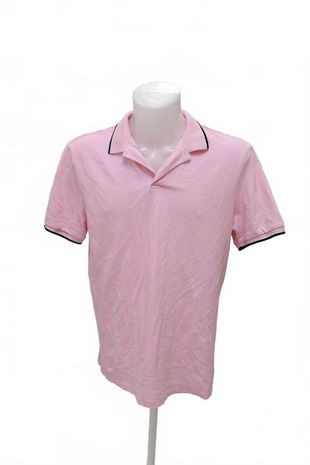 Pánské tričko F&F bez potisku, barva růžová, velikost M