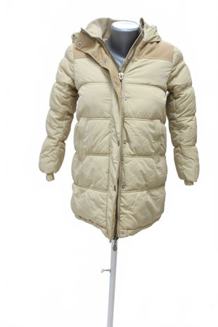 Dievčenská zimná bunda Genesis, farba béžová, veľkosť 158