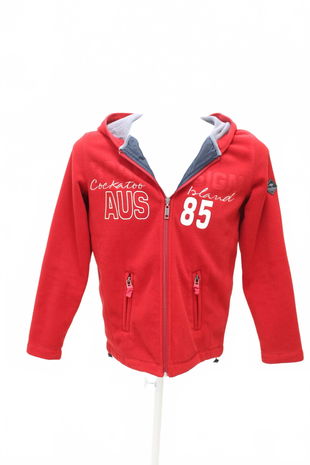 Chlapčenská mikina Genesis s potlačou, farba červená, veľkosť 158