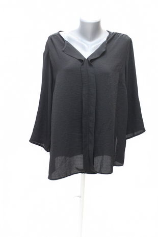 Dámské tričko Canda bez potisku, barva černá, velikost XL