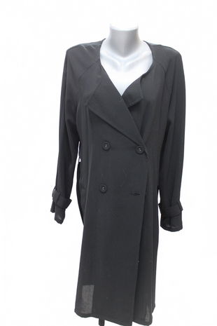 Dámsky kabát Yessica, farba čierna, veľkosť 40