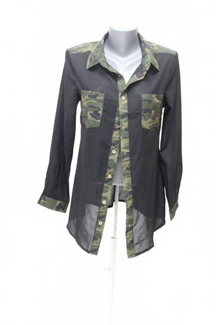 Dámská halenka Genesis, barva vzorovaná, velikost L