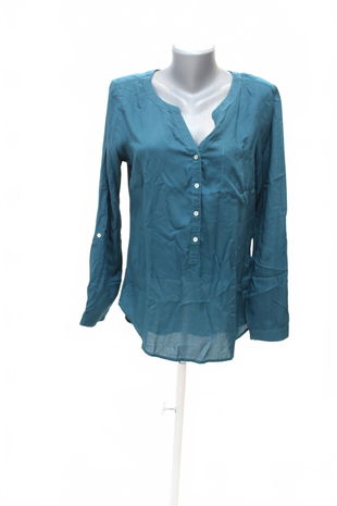 Dámske tričko Street One bez potlače, farba modrá, veľkosť 38