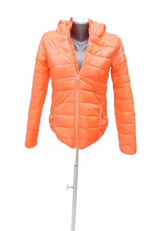 Dámska bunda Cropp, farba oranžová, veľkosť XS