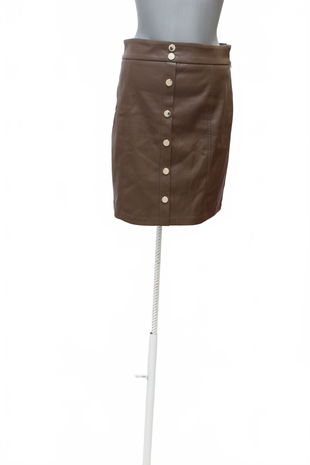 Dámska sukňa Amisu, farba hnedá, veľkosť 36