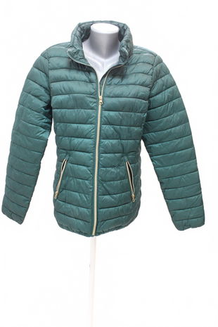 Dámska bunda Lindex, farba zelená, veľkosť L