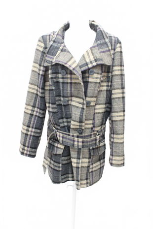 Dámsky kabát F&F, farba vzorovaná, veľkosť 46