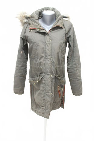 Dámska zimná bunda Reserved, farba khaki, veľkosť 34