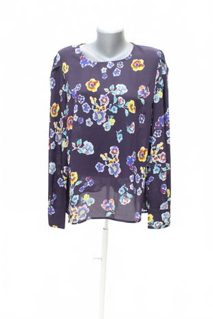 Dámské tričko Camaieu bez potisku, barva květovaná, velikost XL