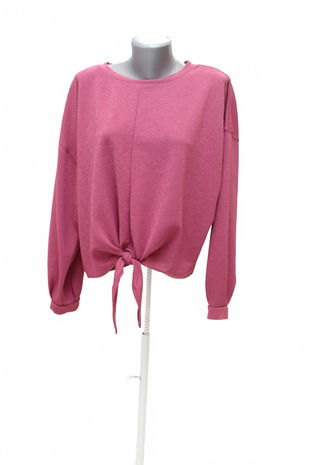 Dámské tričko Fisherfield bez potisku, barva růžová, velikost XL