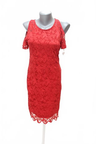 Dámske šaty Bodyflirt, farba červená, veľkosť XS