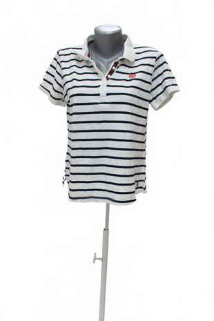 Dámské tričko Esmara bez potisku, barva pruhovaná, velikost XL