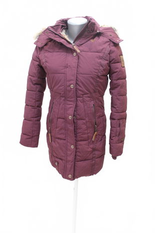 Dámska zimná bunda Marikoo, farba bordó, veľkosť XS