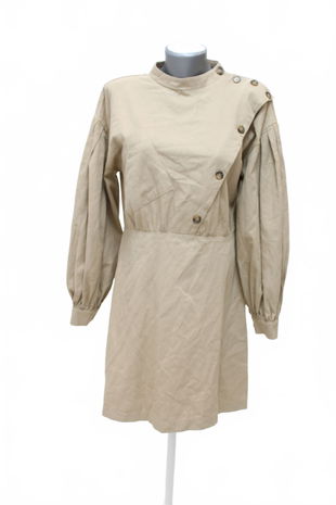 Dámske šaty Trendyol, farba hnedá, veľkosť 40