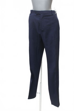 Pánske nohavice H&M, farba modrá, veľkosť 52