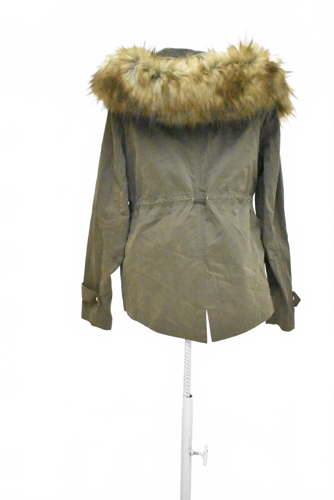 Dámska zimná bunda Zara, farba khaki, veľkosť S