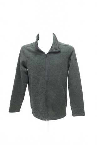 Pánská mikina Identic bez potisku, barva zelená, velikost M