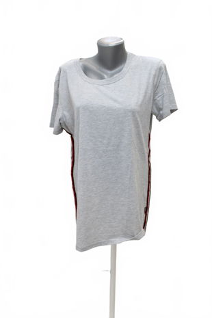 Dámské tričko Sam 73 bez potisku, barva šedá, velikost XL