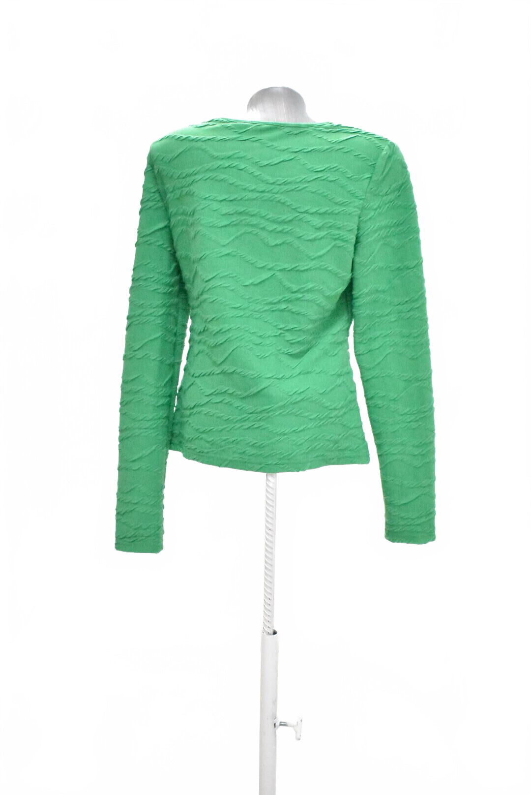 Dámske tričko Shein bez potlače, farba zelená, veľkosť XL