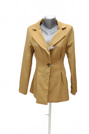 Dámsky kabát Shein, farba hnedá, veľkosť M