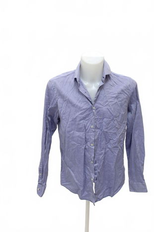 Pánská košile Zara, barva modrá, velikost M