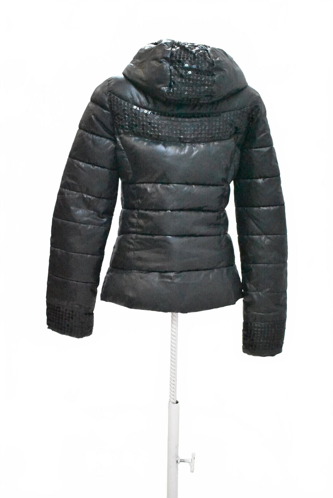 Dámska zimná bunda Oodji, farba čierna, veľkosť S