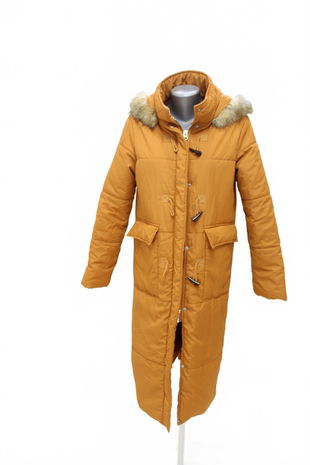 Dámska zimná bunda Asos, farba oranžová, veľkosť 32