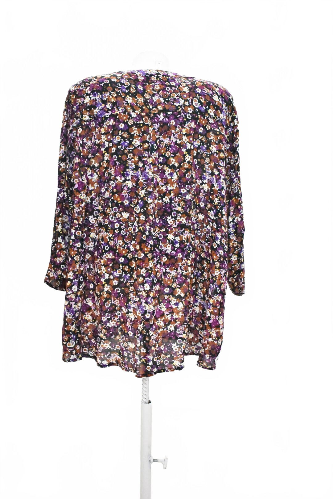 Dámská halenka Maxi Blue, barva květovaná, velikost 46