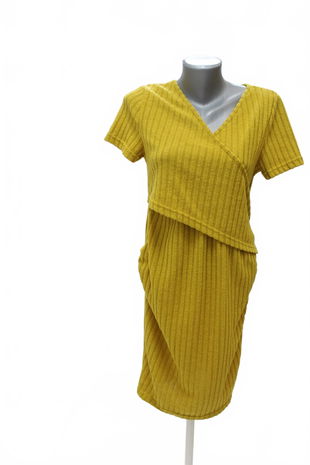 Dámske šaty Shein, farba žltá, veľkosť L