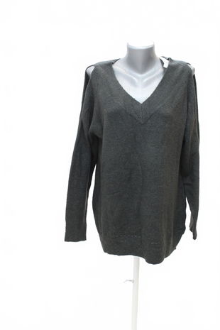 Dámský svetr Dorothy Perkins, barva šedá, velikost 46