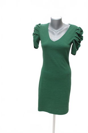 Dámske šaty Mango, farba zelená, veľkosť S