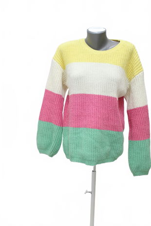 Dievčenský sveter F&F, farba viacfarebná, veľkosť 14-15 r