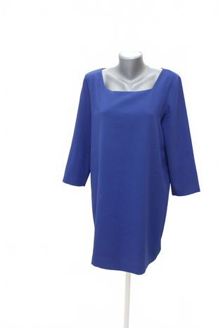 Dámske šaty Mango, farba modrá, veľkosť M