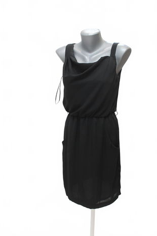 Dámske šaty Mango, farba čierna, veľkosť XS