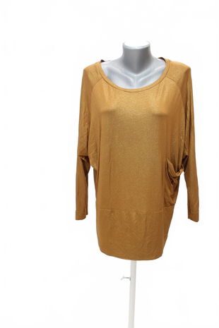 Dámske tričko Tatuum bez potlače, farba hnedá, veľkosť 44