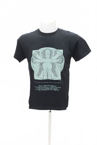 Pánské tričko Genesis s potiskem, barva černá, velikost XS