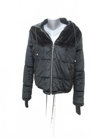 Dámska zimná bunda Forever 21, farba čierna, veľkosť L