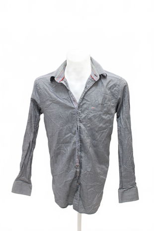 Pánská košile Genesis, barva šedá, velikost S