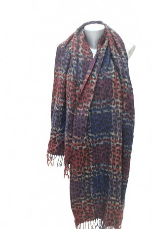 Dámská šála Genesis, barva zvířecí vzory